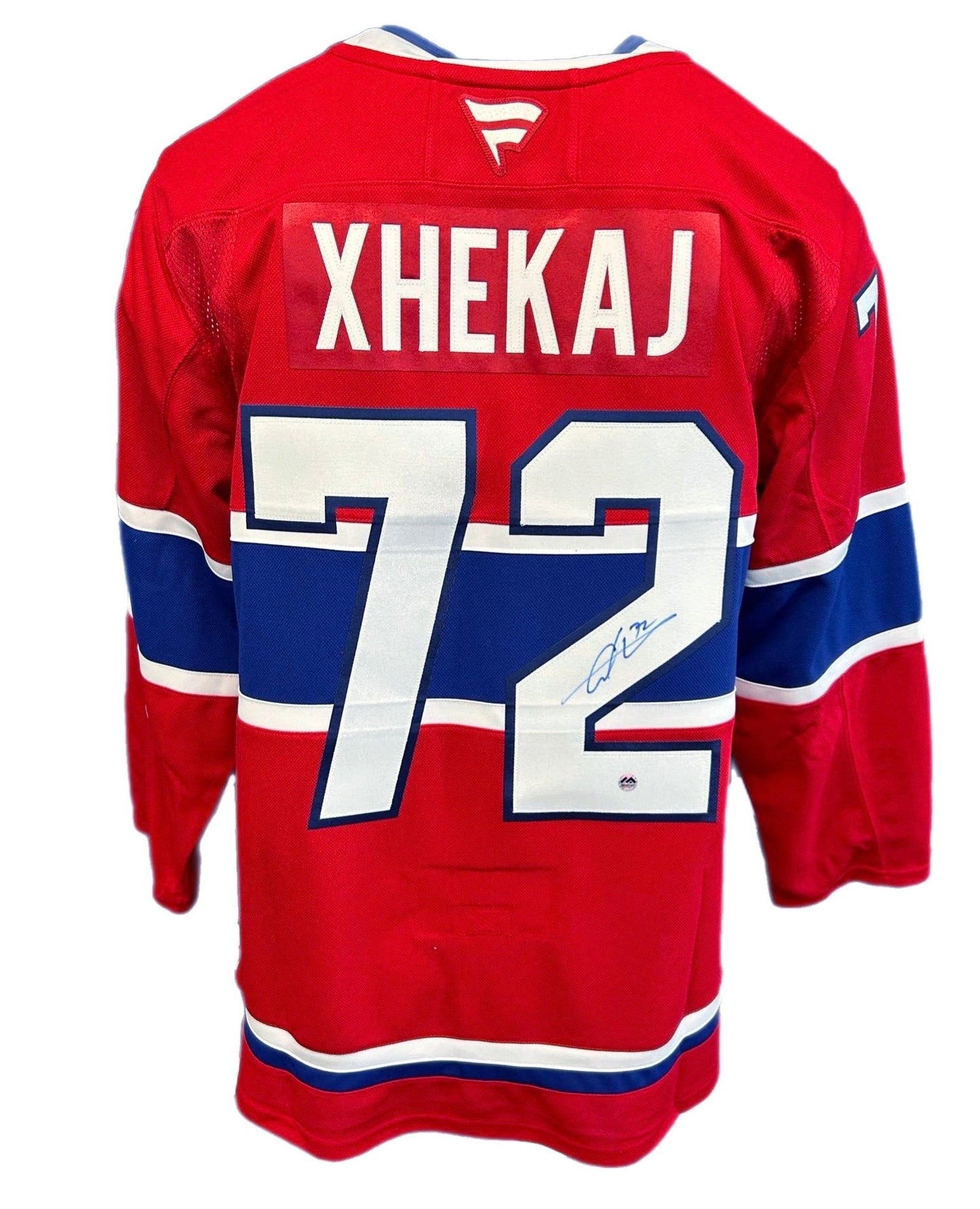 Arber Xhekaj Autographed Fanatics Premium Jersey