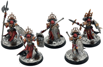 ADEPTA SORORITAS 5 Celestian Sacresants #1 WELL PAINTED Warhammer 40K
