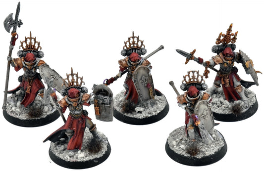 ADEPTA SORORITAS 5 Celestian Sacresants #1 WELL PAINTED Warhammer 40K