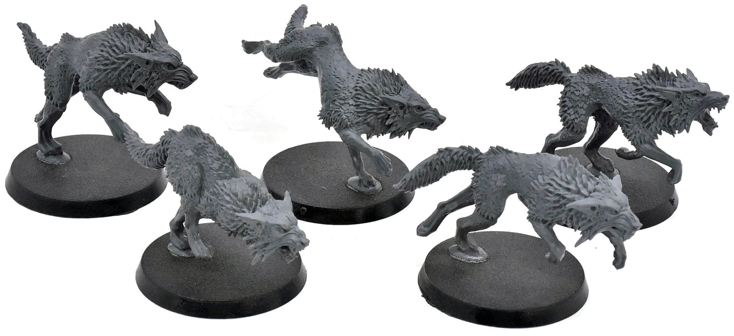 SPACE WOLVES 5 Fenrisian Wolves #9 Warhammer 40K