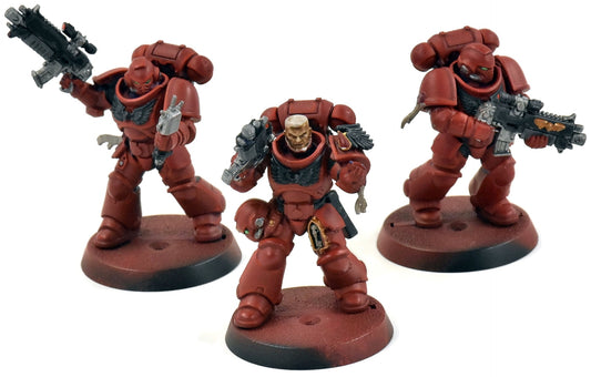 BLOOD ANGELS 3 Primaris Intercessors #3 WELL PAINTED Warhammer 40K