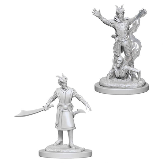 D&D Unpainted Minis Wv6 Male Tiefling Warlock