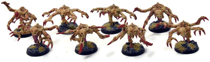 TYRANIDS 8 Genestealers #4 WELL PAINTED Warhammer 40K