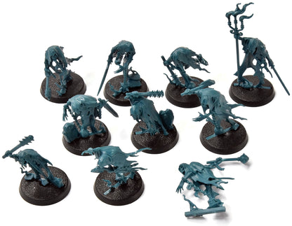 NIGHTAUNT 10 Chainrasp Horde #1 Missing 1 Base Sigmar