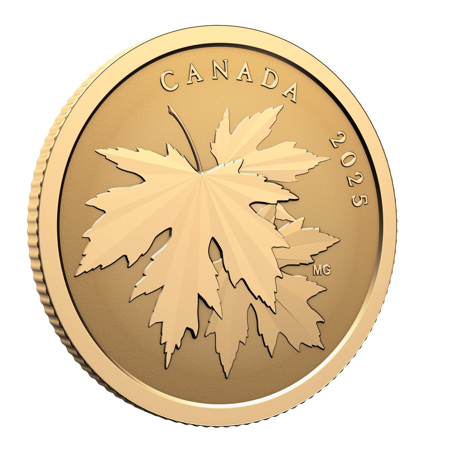 Gleaming Maple Leaves – ¼ oz. Pure Gold Coin