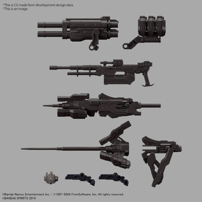 ARMORED CORE VI FIRES OF RUBICON RaD CC-2000 ORBITER NIGHTFALL 30MM Bandai