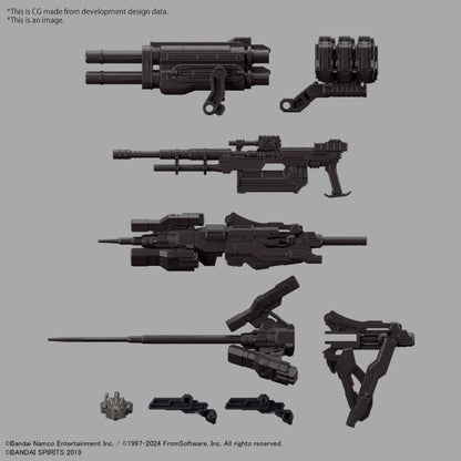 ARMORED CORE VI FIRES OF RUBICON RaD CC-2000 ORBITER NIGHTFALL 30MM Bandai