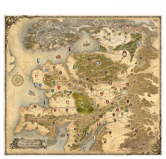 Warhammer The Old World  Map of the Old World Imperial Calendar 2278
