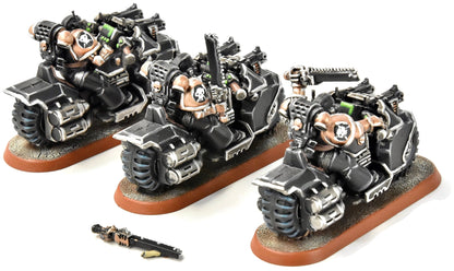 SPACE MARINES 3 Bikers #4 PRO PAINTED Warhammer 40K