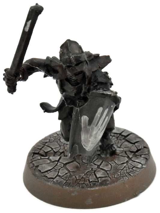 THE LORD OF THE RINGS Uruk Hai Scout #1 METAL Middle Earth Strategy Battle Game