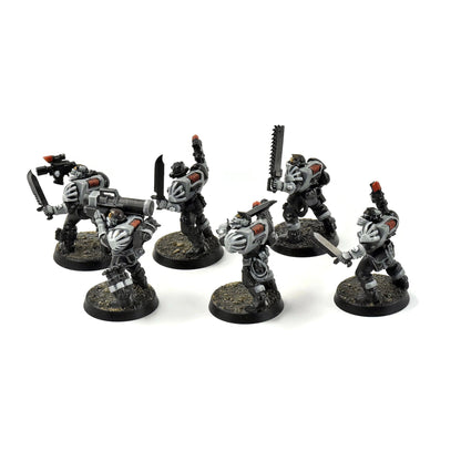 SPACE MARINES 6 Scouts #1 WELL PAINTED Warhammer 40K