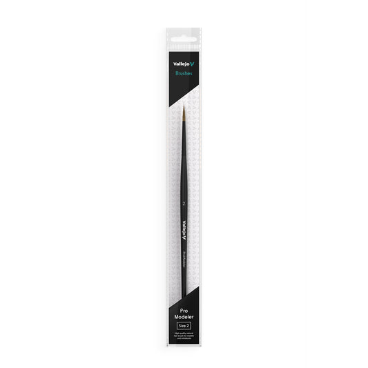 Vallejo - Natural Hair Round Brush No. 2 (VAL-B01002)
