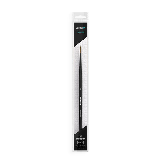 Vallejo - Natural Hair Round Brush No. 2 (VAL-B01002)