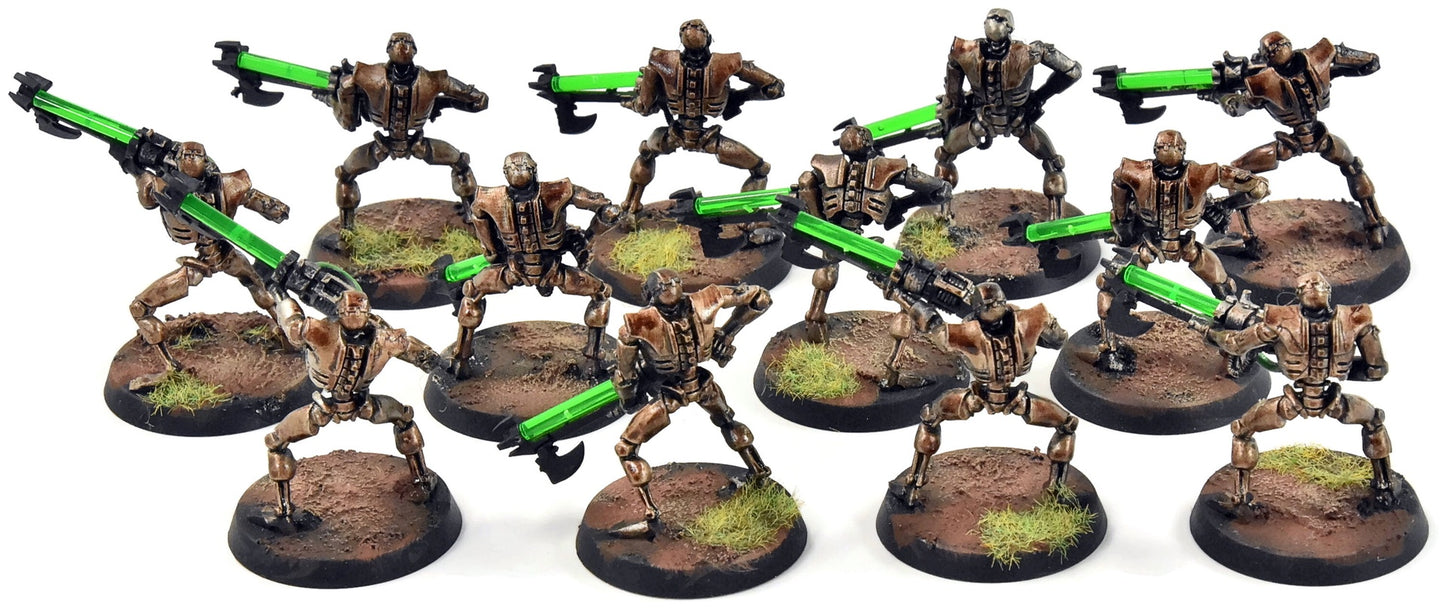 NECRONS 12 Warriors #3 Warhammer 40K WELL PAINTED