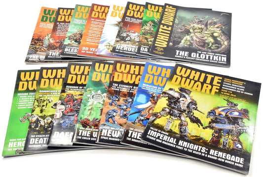 LOT WHITE DWARF & codex