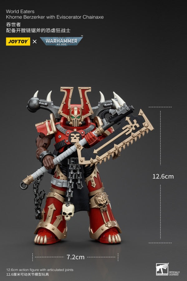 Khorne Berzerker with Eviscerator Chainaxe World Eaters Joy Toy