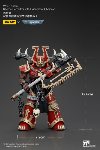 Khorne Berzerker with Eviscerator Chainaxe World Eaters Joy Toy