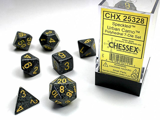 Speckled 7-Die Set Urban Camo Chessex Dice (CHX25328)