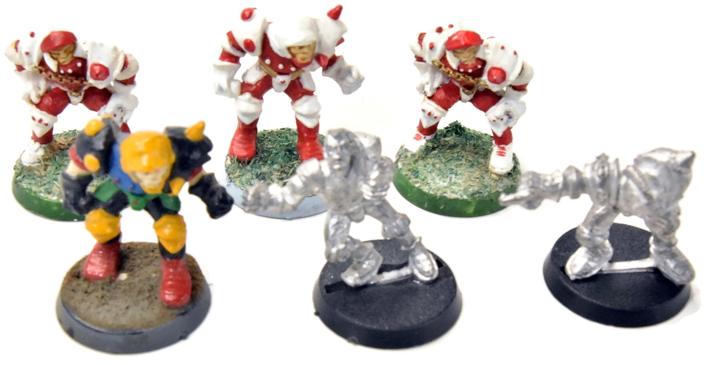 BLOOD BOWL 6 Human some METAL #1 Classic Warhammer Fantasy