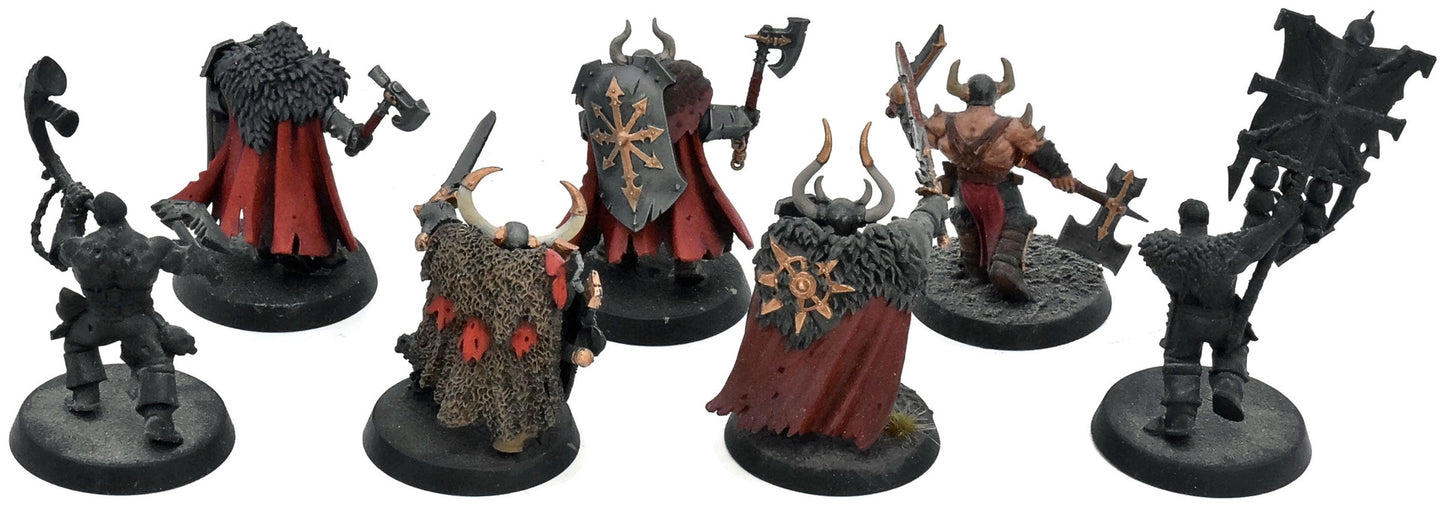 SLAVES TO DARKNESS 7 Loose Models #1 Warhammer Sigmar (Some Metal Krom)