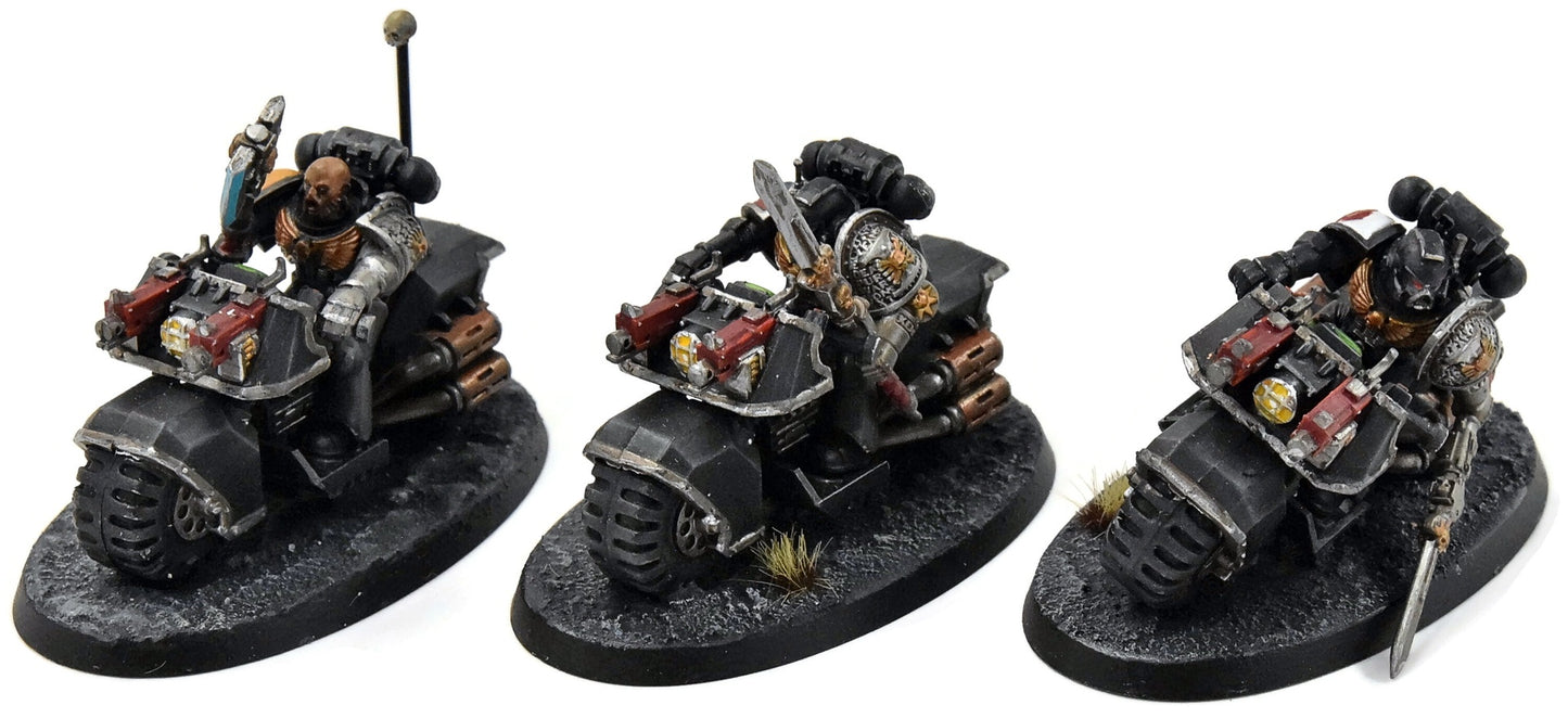 DEATHWATCH 3 Bike Squad #2 WELL PAINTED Warhammer 40K