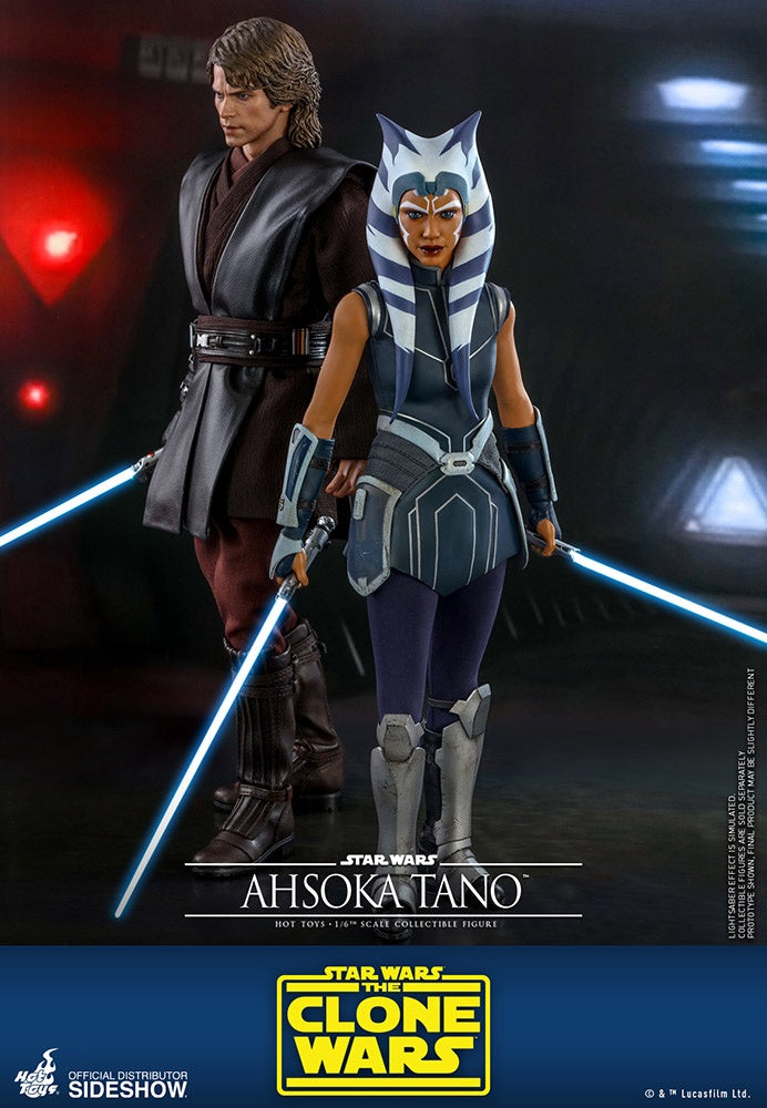 Figurine Ahsoka Tano à l'échelle 1/6 par Hot Toys, The Clone Wars