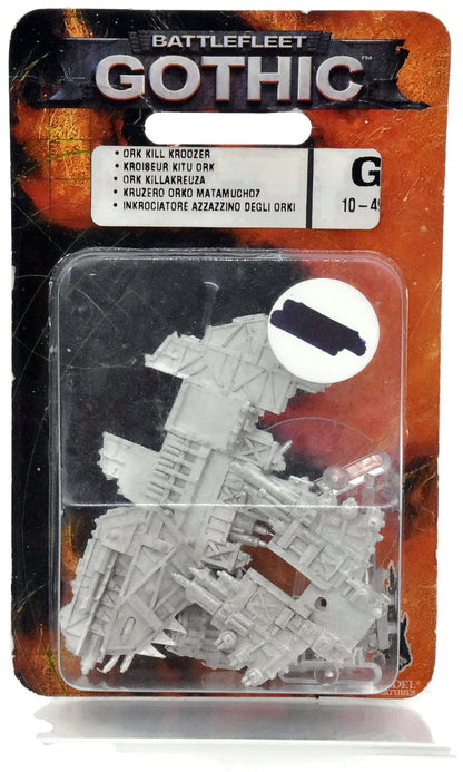 Battlefleet Gothic - Ork Kill Kroozer #1 METAL Warhammer 40K Blister
