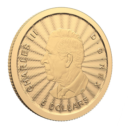 2025 The Majestic Polar Bear – 1/10 oz. 99.99% Pure Gold Coin (Premium Bullion)