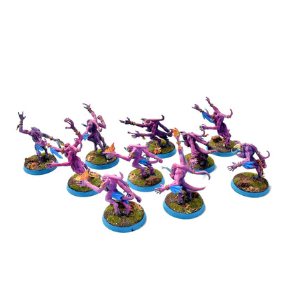 THOUSAND SONS 10 Pink Horrors #3 PRO PAINTED Warhammer 40K