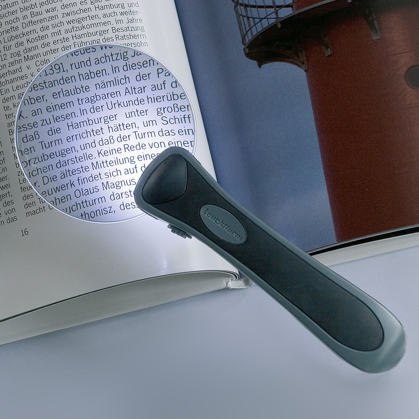 Read Magnifier - 2.5X Magnification With Light - Ø 90 MM