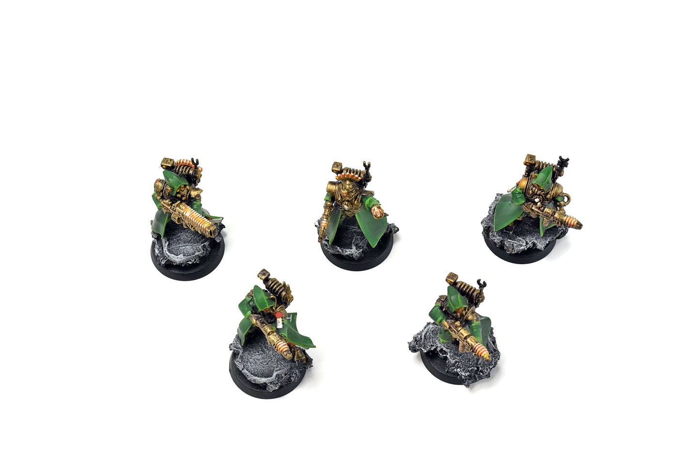 ADEPTUS MECHANICUS 5 Skitarii Vanguard #8 WELL PAINTED Warhammer 40k