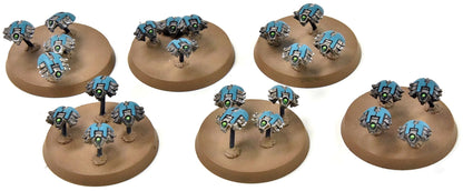 NECRONS 6 Scarab Swarms #1 WELL PAINTED Warhammer 40K