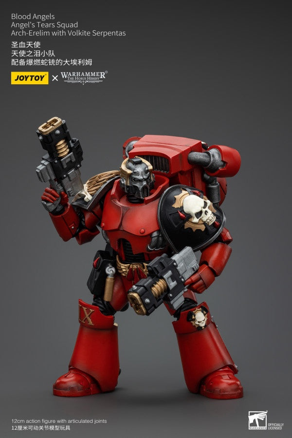 Angel's Tears Squad Arch-Erelim with Volkite Serpentas Blood Angels Joy Toy