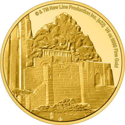 AGORO LOTR Middle Earth - Helms Deep 2022 1/4 oz Gold