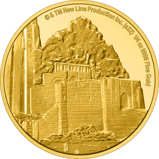 AGORO LOTR Middle Earth - Helms Deep 2022 1/4 oz Gold