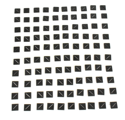 100 * 20mm Square bevel Slot Bases