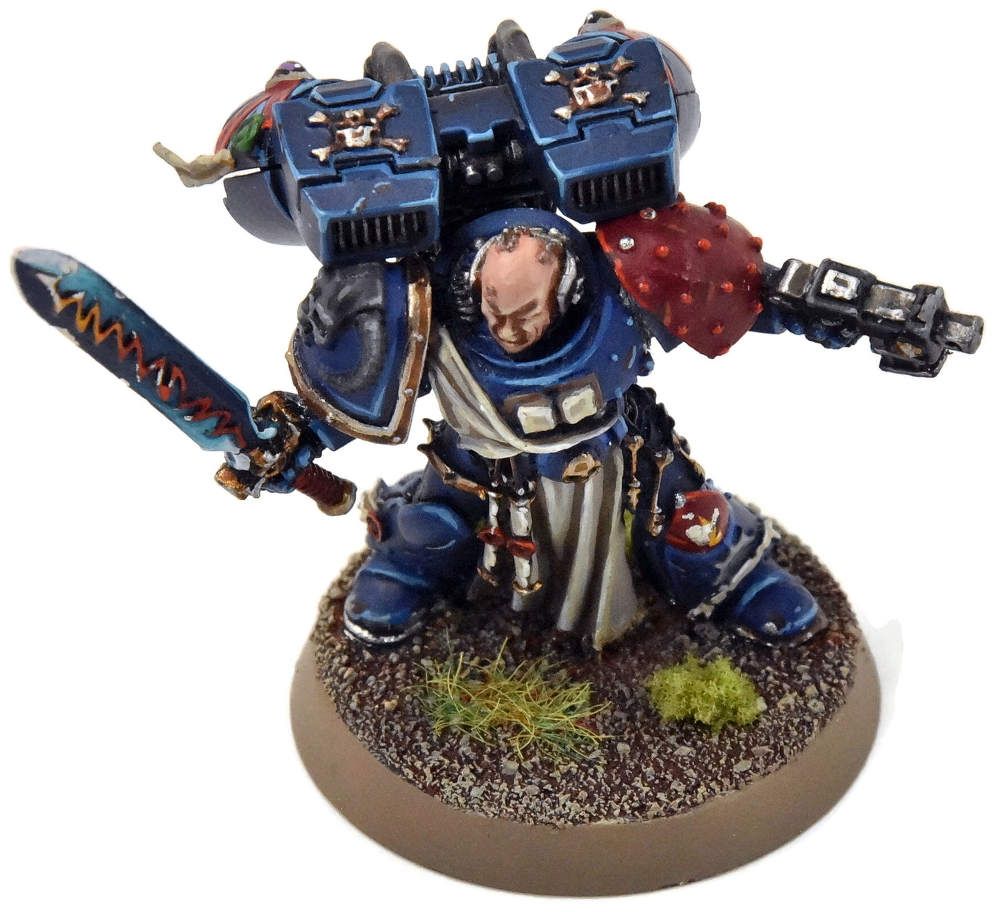 BLOOD ANGELS Captain with Sword #14 METAL WELL PAINTED Warhammer 40K