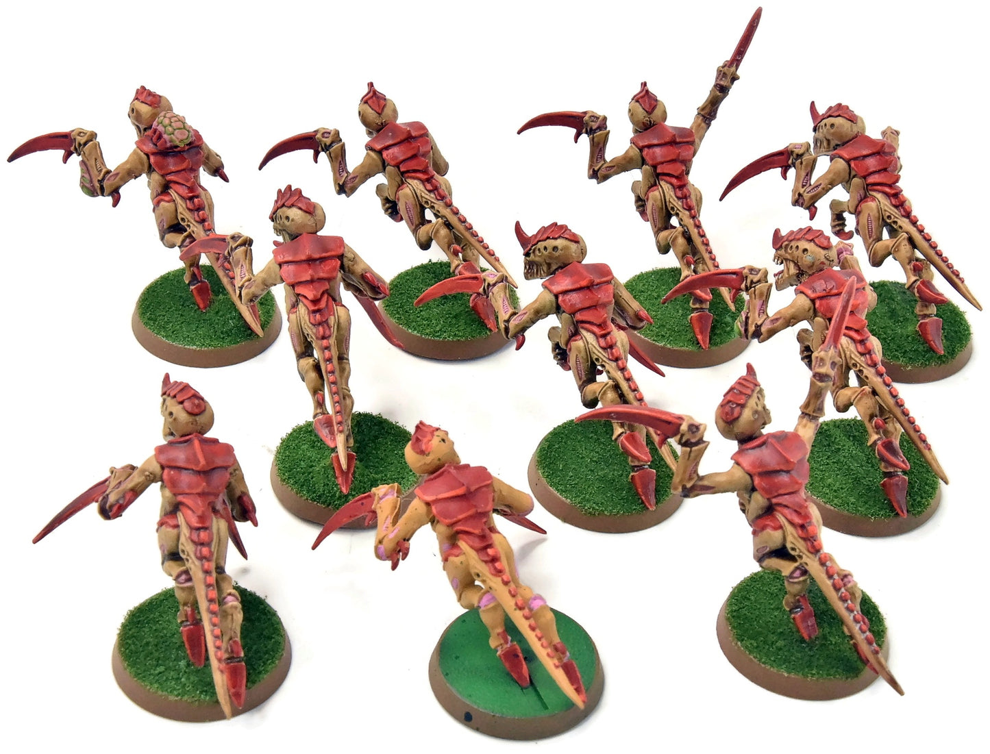 TYRANIDS 10 Hormagaunts #6 Warhammer 40K WELL PAINTED