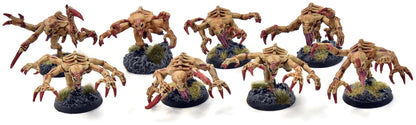 TYRANIDS 8 Genestealers #1 WELL PAINTED Warhammer 40K
