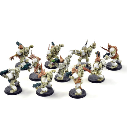 CHAOS SPACE MARINES 10 Chaos Space Marines #3 WELL PAINTED 40K