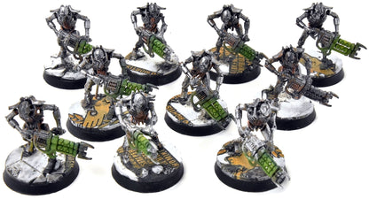 NECRONS 10 NECRON Warriors #1 WELL PAINTED Warhammer 40k
