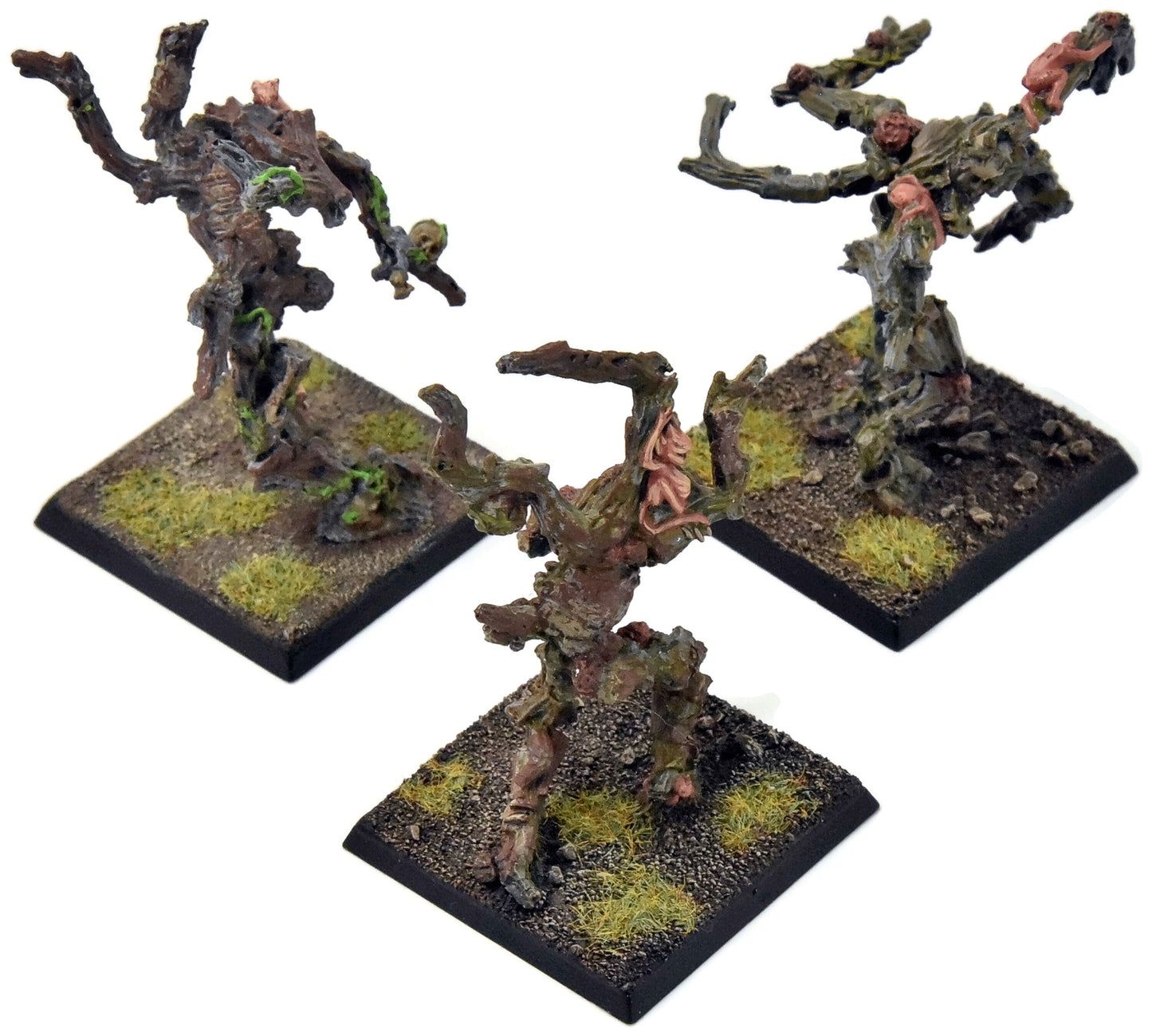 WOOD ELVES 3 Treekin #2 METAL WELL PAINTED Fantasy treekins