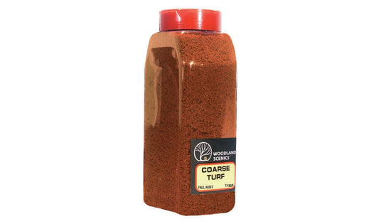 Woodland Scenics Shaker Turf - Coarse fall Rust (32 Oz) T1356
