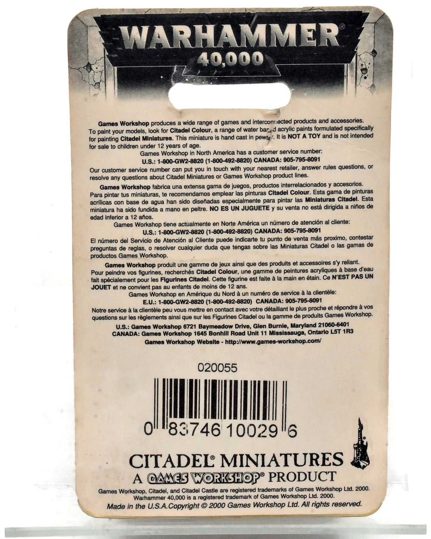 AELDARI Farseer #2 METAL Warhammer 40K Sealed Blister 8029A