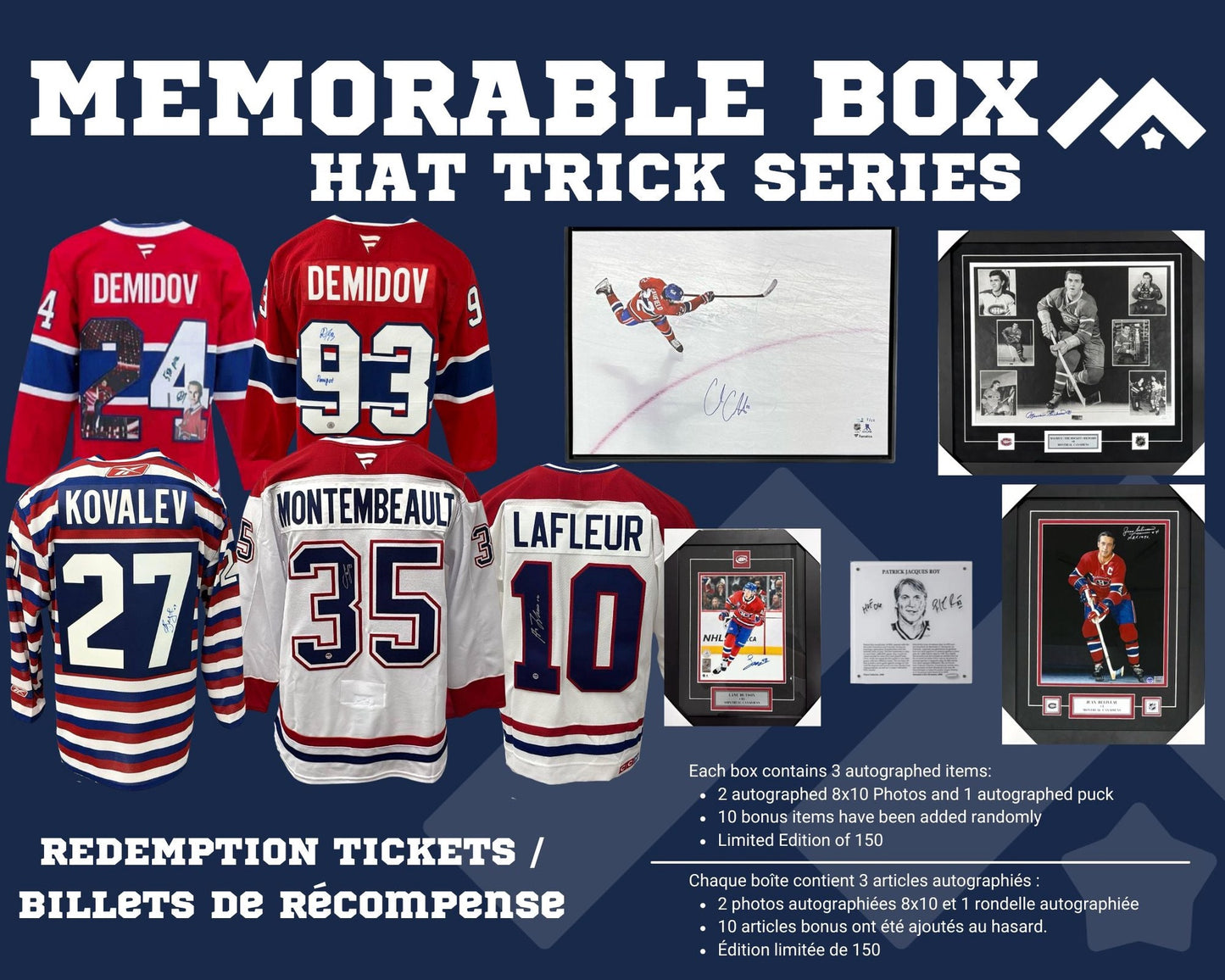 Memorable Box Hat Trick - Montreal Canadiens Edition SERIES 4