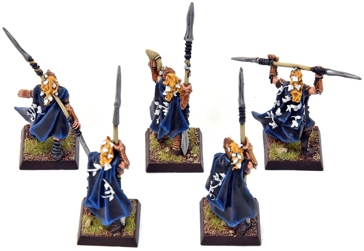 WOOD ELVES 5 Eternal Guards #4 METAL PRO PAINTED Fantasy