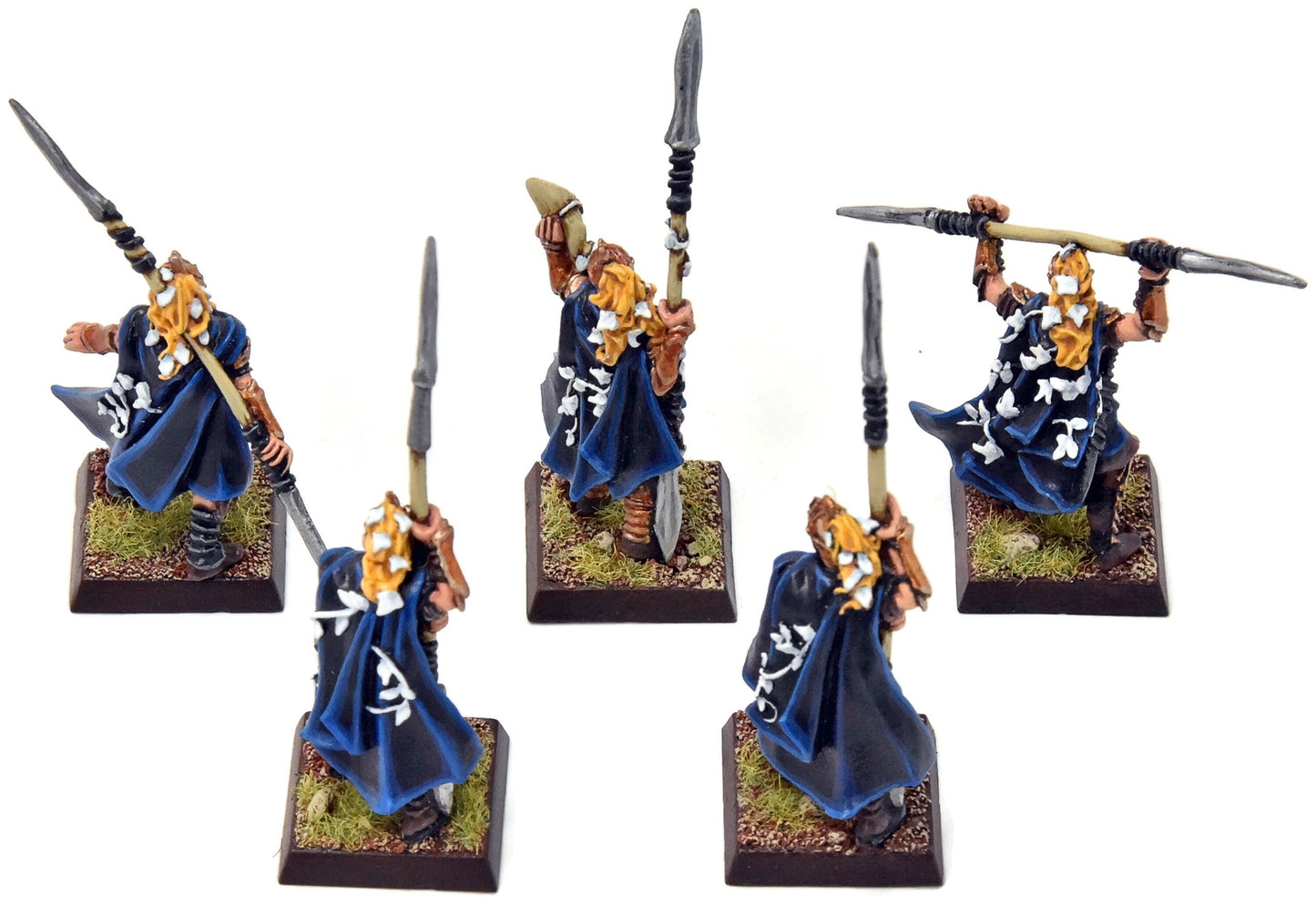 WOOD ELVES 5 Eternal Guards #4 METAL PRO PAINTED Fantasy