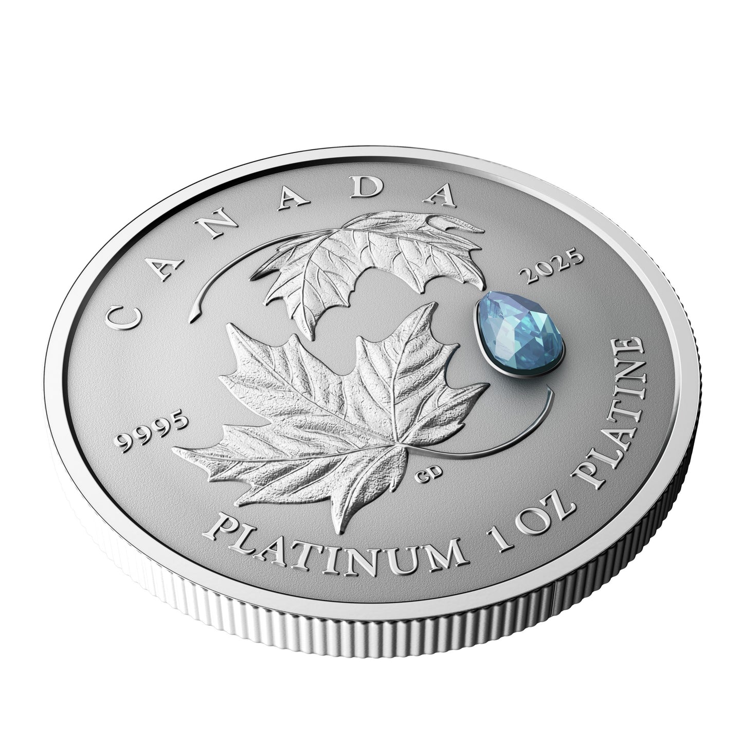 Maple Leaf Forever – 1 oz. $300 Pure Platinum Coin (2025)(249580)