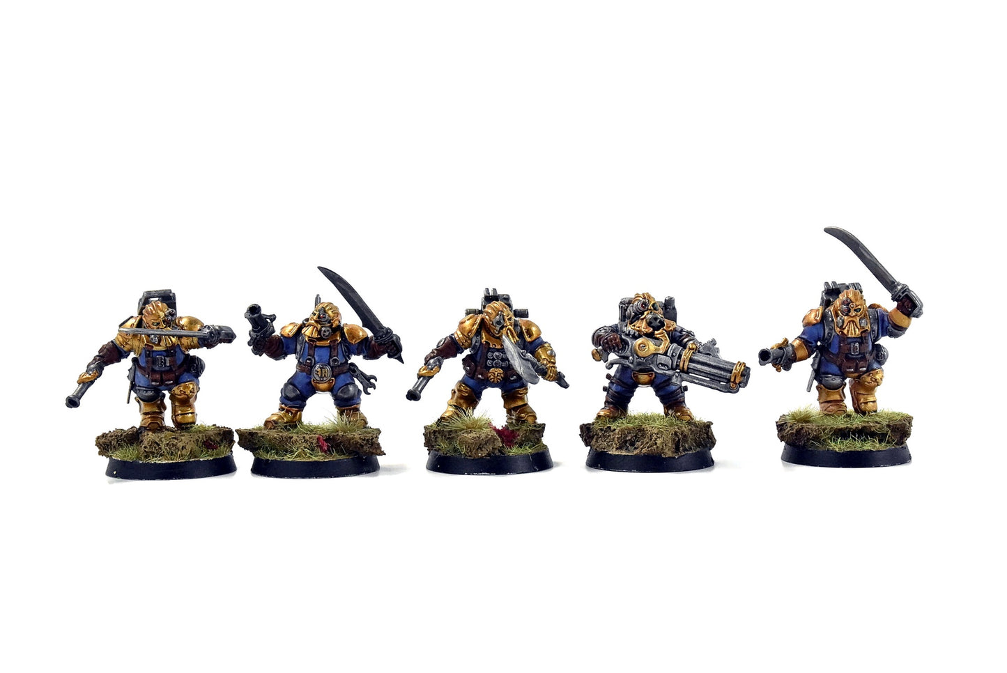 KHARADRON OVERLORDS 10 Arkanaut Company #2 WELL PAINTED Sigmar