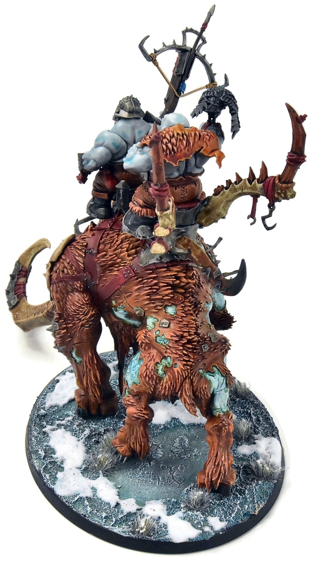 OGOR MAWTRIBES Huskard on Thundertusk #3 WELL PAINTED Warhammer Sigmar